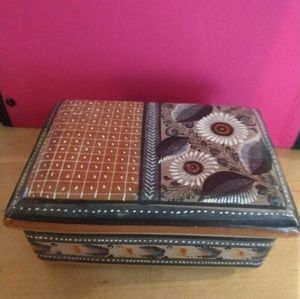 Florentino Jimon pottery jewelry box